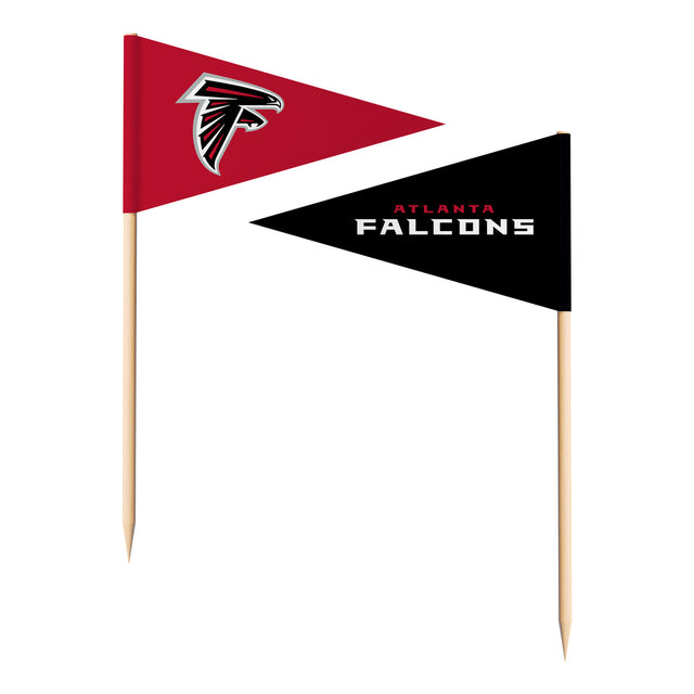 Banderas con forma de palillo de los Atlanta Falcons