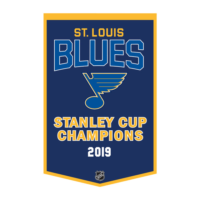 Estandarte de los St. Louis Blues de 24 x 36 de lana Dynasty