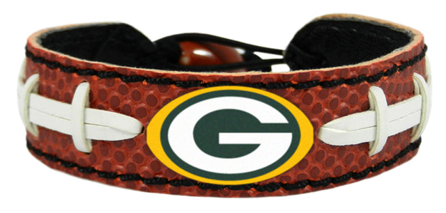 Pulsera clásica de fútbol de los Green Bay Packers