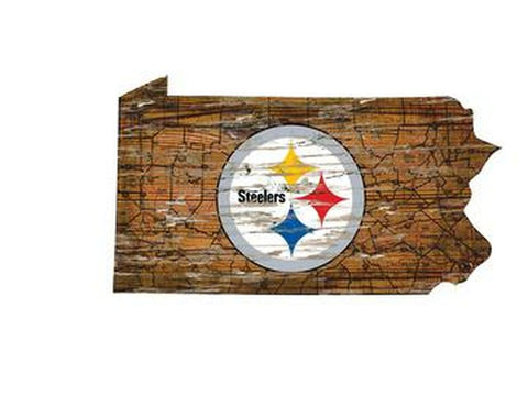 ~Pittsburgh Steelers Wood Sign - State Wall Art - Special Order~ backorder