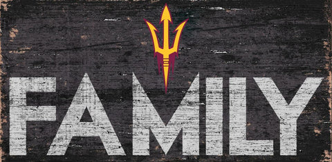 ~Arizona State Sun Devils Sign Wood 12x6 Family Design - Special Order~ backorder