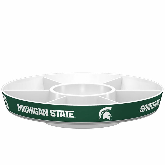 Plato de estilo fiesta de los Spartans de Michigan State
