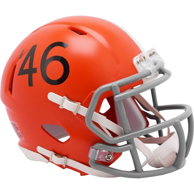 Réplica de casco de los Cleveland Browns Riddell Mini Speed Style 1946