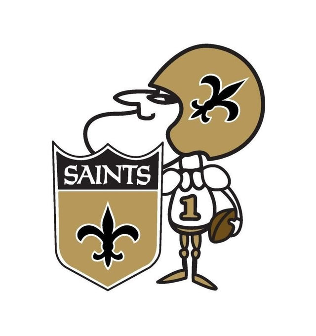 Emblema de automóvil de los New Orleans Saints con diseño de Sir Saint