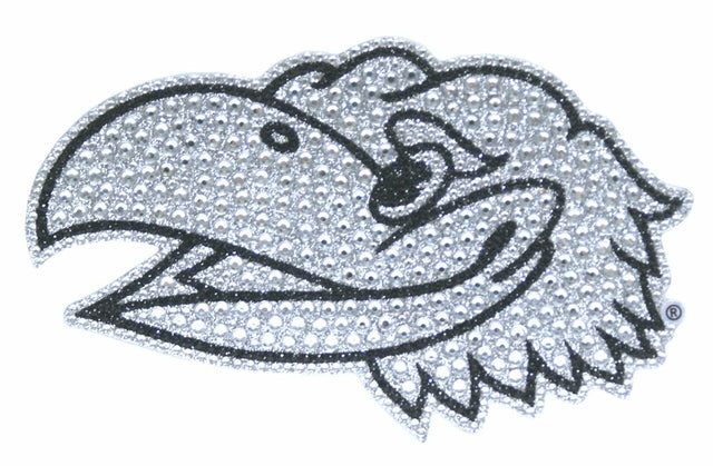 Kansas Jayhawks Auto Emblem - Rhinestone Bling