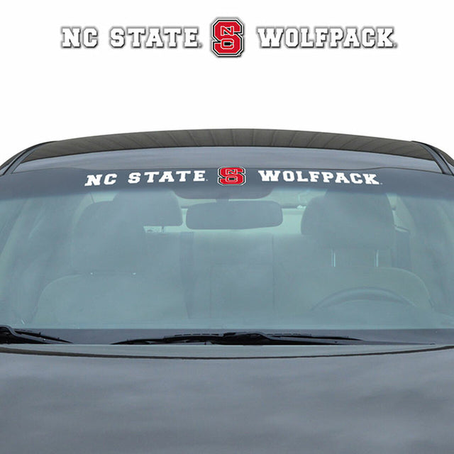 Calcomanía para parabrisas de 35 x 4 de North Carolina State Wolfpack