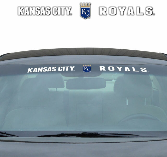 Calcomanía de los Kansas City Royals para parabrisas de 35 x 4 pulgadas