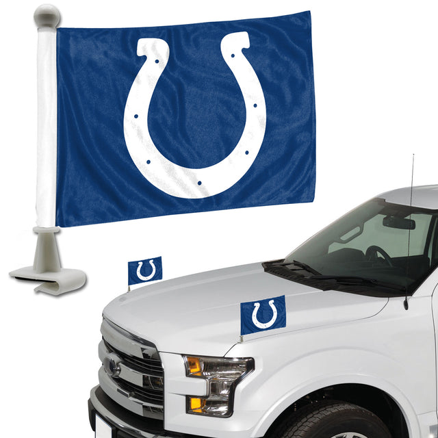 Juego de banderas de los Indianapolis Colts de 2 piezas, estilo Ambassador
