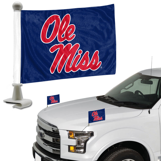Mississippi Rebels Flag Set 2 Piece Ambassador Style