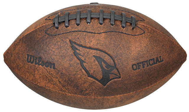 Balón de fútbol de los Arizona Cardinals, de estilo retro, de 9 pulgadas