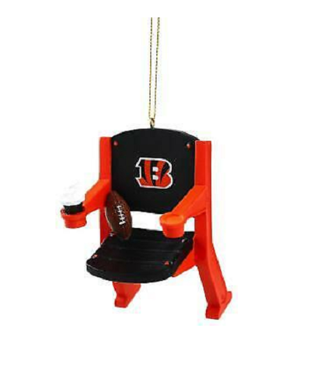 Diseño de silla de estadio con adorno de los Cincinnati Bengals