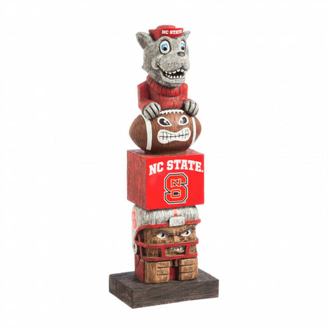 Tótem Tiki de los Wolfpack del estado de Carolina del Norte