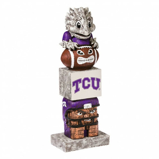 Tótem Tiki de ranas cornudas de la TCU