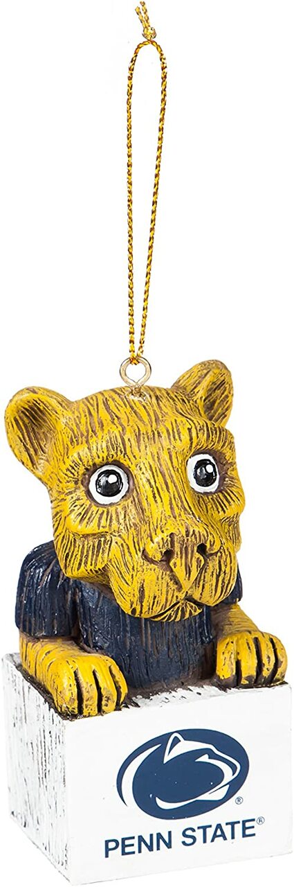 Penn State Nittany Lions Ornament Tiki Design