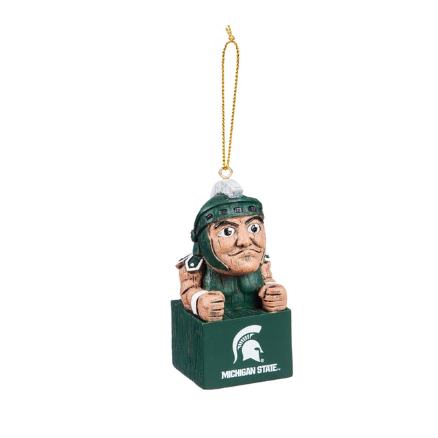 Adorno de diseño Tiki de los Spartans del estado de Michigan