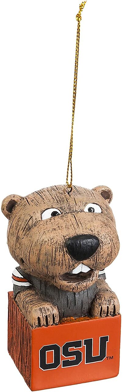 Oregon State Beavers Ornament Tiki Design