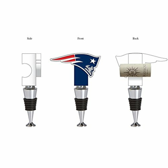 Tapón para botella de vino con el logotipo de los New England Patriots
