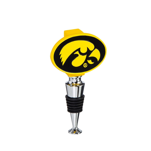Logotipo del tapón de botella de vino de Iowa Hawkeyes