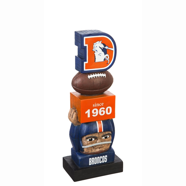 Estatua de jardín de los Denver Broncos, diseño vintage
