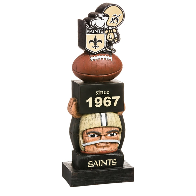 Estatua de jardín de los New Orleans Saints, diseño vintage