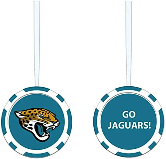 Ficha de juego con adornos de los Jacksonville Jaguars