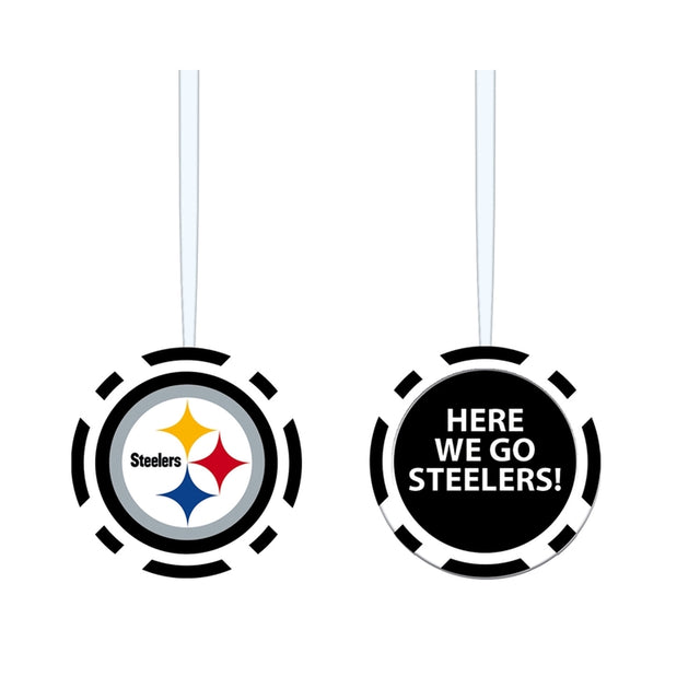 Adorno de juego de los Pittsburgh Steelers