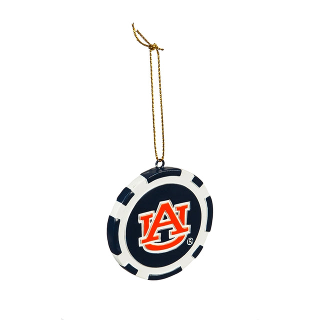Ficha de juego con adornos de los Auburn Tigers