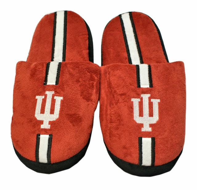 Pantuflas Indiana Hoosiers - Rayas para hombre (caja de 12 piezas) CO