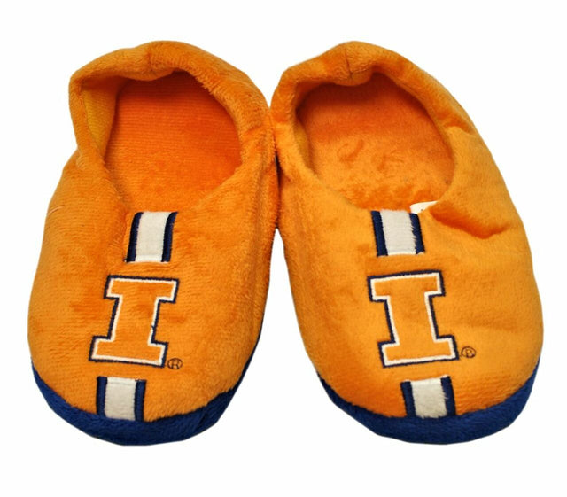 Illinois Fighting Illini Slippers - Youth 4-7 Stripe (12 pc case) CO