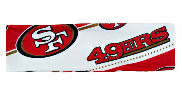 Diadema elástica con estampado de los San Francisco 49ers