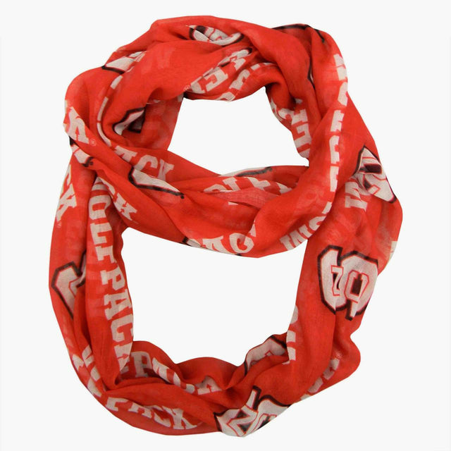North Carolina State Wolfpack Scarf Infinity Style