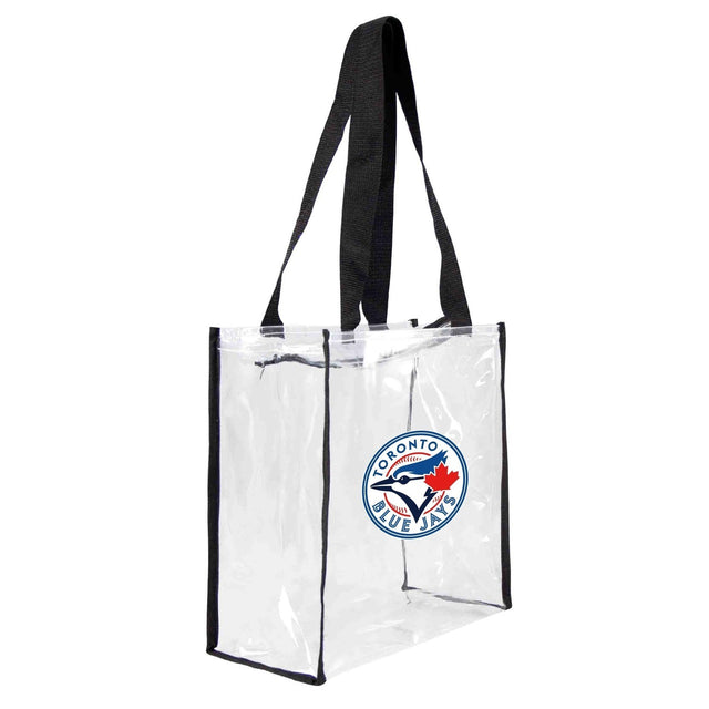 Bolsa de mano cuadrada transparente con logo del estadio de los Toronto Blue Jays