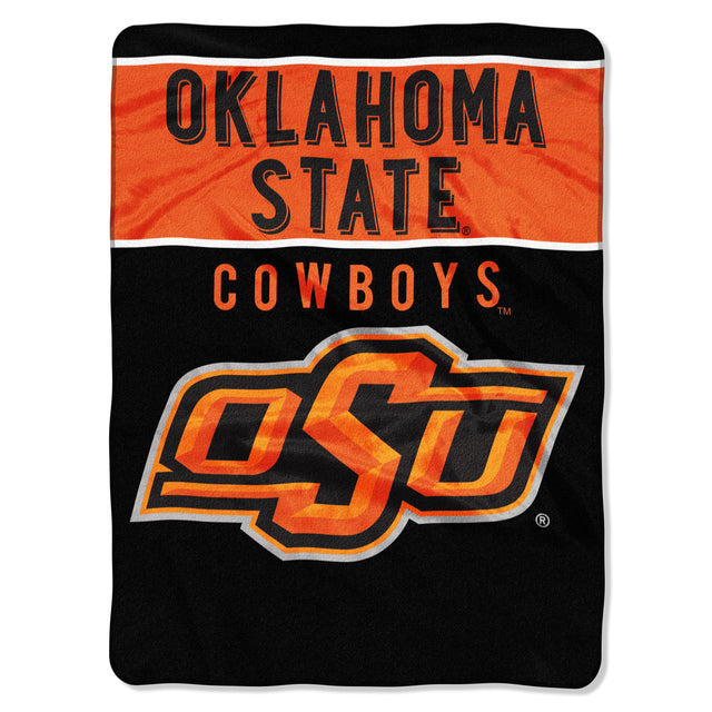 Manta de los Oklahoma State Cowboys, diseño básico de Raschel, 60 x 80