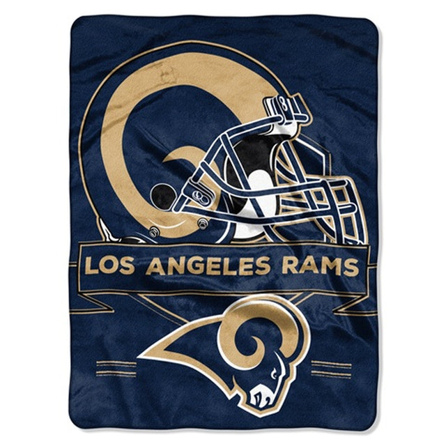 Manta de los Rams de Los Ángeles de 60 x 80 pulgadas, diseño de Raschel Prestige