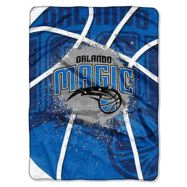 Manta de Orlando Magic de 60 x 80 con diseño de juego de sombras de Raschel