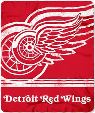 Detroit Red Wings Blanket 50x60 Fleece Fade Away Design