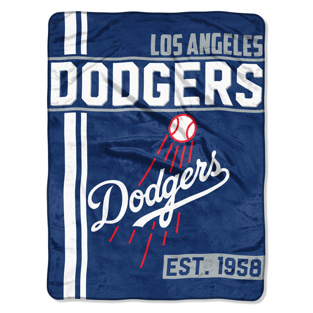 Los Angeles Dodgers Blanket 46x60 Micro Raschel Walk Off Design