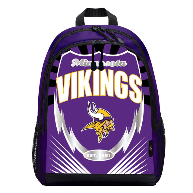 Mochila estilo relámpago de los Minnesota Vikings