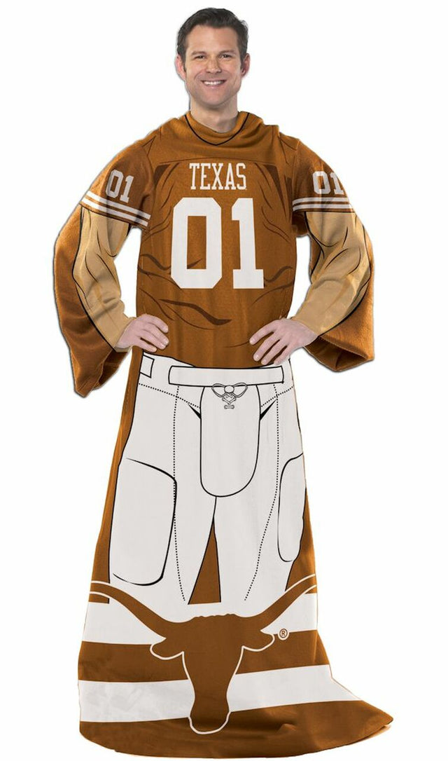 Manta cómoda de los Texas Longhorns con diseño de jugador