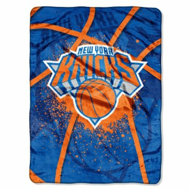 Manta de los New York Knicks de 60 x 80 cm con diseño de juego de sombras de Raschel