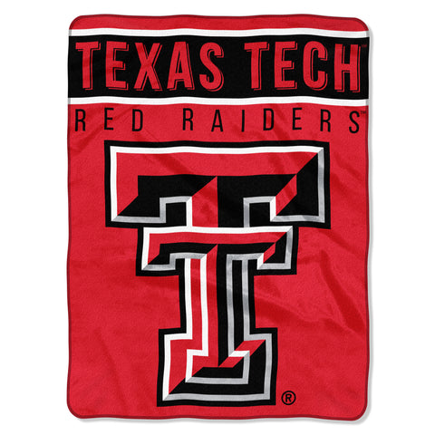 Texas Tech Red Raiders Blanket 60x80 Raschel Basic Design - Special Order