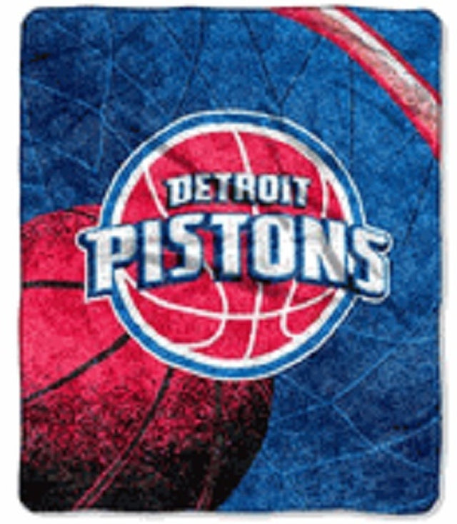 Manta de los Detroit Pistons de 50 x 60 pulgadas, de Raschel