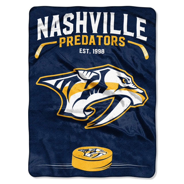 Nashville Predators Blanket 60x80 Raschel Inspired Design