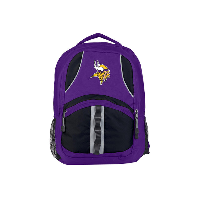 Mochila estilo capitán de los Minnesota Vikings en morado y negro