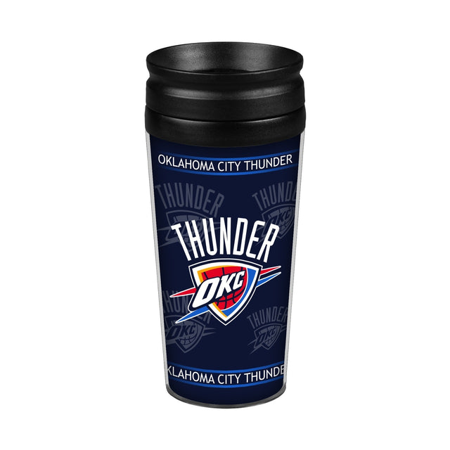 Taza de viaje envolvente de 14 oz de Oklahoma City Thunder