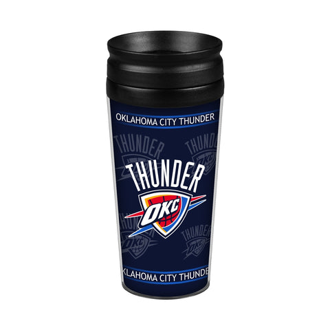 Oklahoma City Thunder 14oz. Full Wrap Travel Mug - Special Order