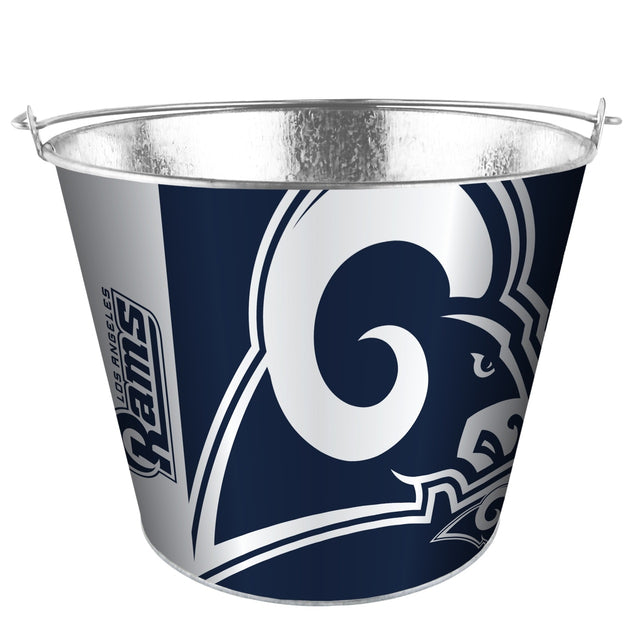 Balde de 5 cuartos de galón de Los Angeles Rams Hype Design