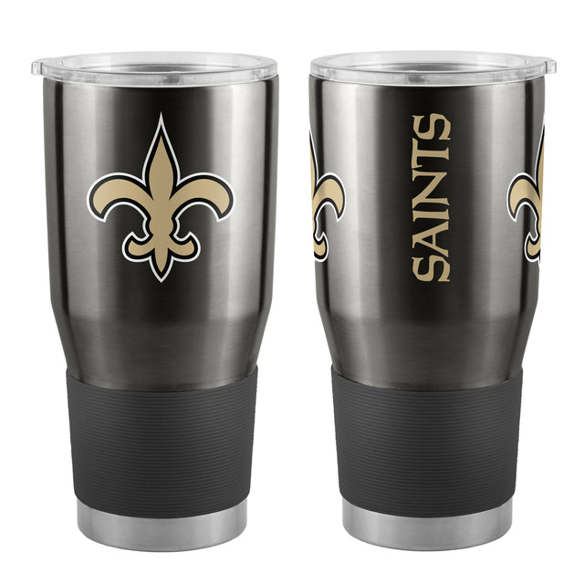 Vaso de viaje ultra negro de 30 oz de los New Orleans Saints