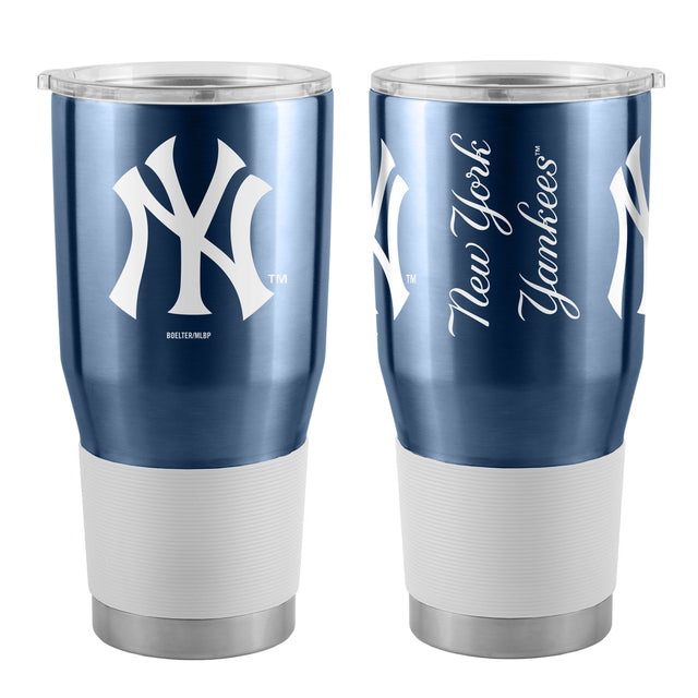 Vaso de viaje de 30 oz de los Yankees de Nueva York, color azul marino