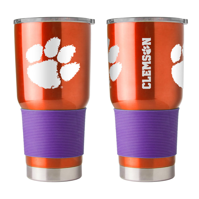Clemson Tigers Travel Tumbler 30oz Ultra Orange